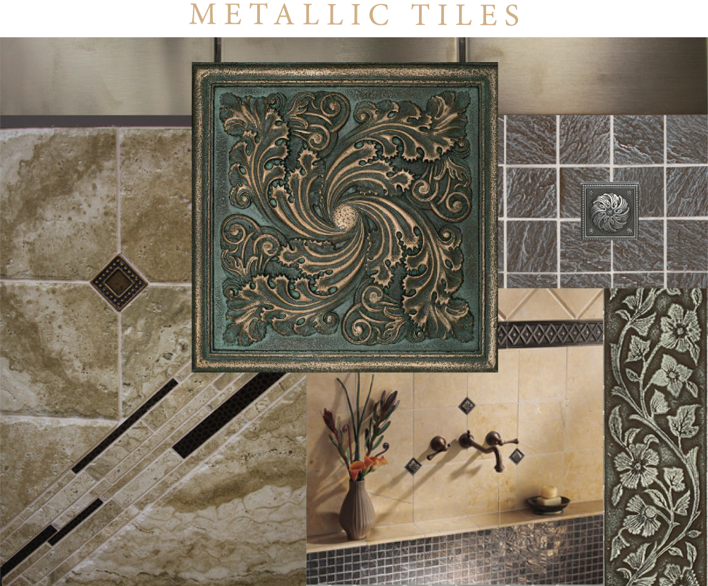 Metallic Tile Art Header