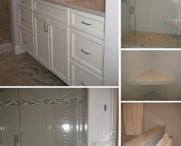 Gray Tiled Bathroom